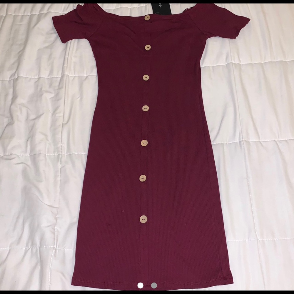 Button Up BodyCon Dress